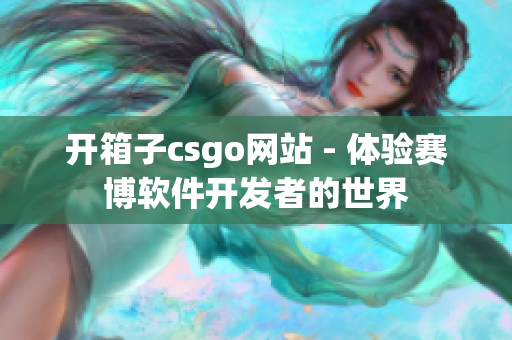 开箱子csgo网站 - 体验赛博软件开发者的世界