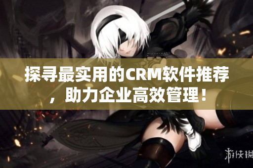 探寻最实用的CRM软件推荐，助力企业高效管理！