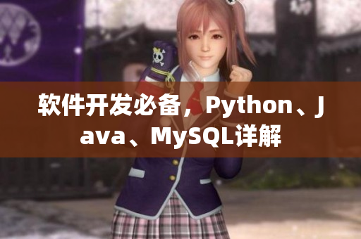 软件开发必备，Python、Java、MySQL详解