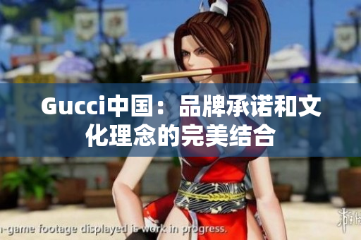 Gucci中国：品牌承诺和文化理念的完美结合