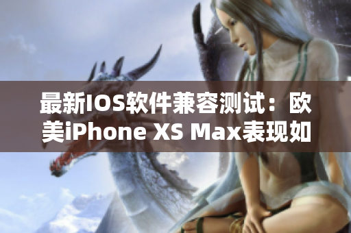 最新IOS软件兼容测试：欧美iPhone XS Max表现如何？