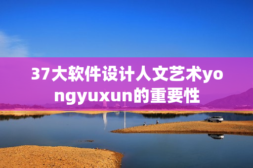 37大软件设计人文艺术yongyuxun的重要性