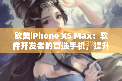欧美iPhone XS Max：软件开发者的首选手机，提升工作效率