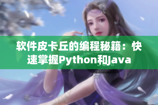 软件皮卡丘的编程秘籍：快速掌握Python和Java
